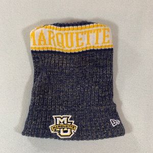 Marquette university new era beanie hat cap wool end adult size